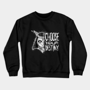 Mortal Kombat - CHOOSE YOUR DESTINY (white) Crewneck Sweatshirt